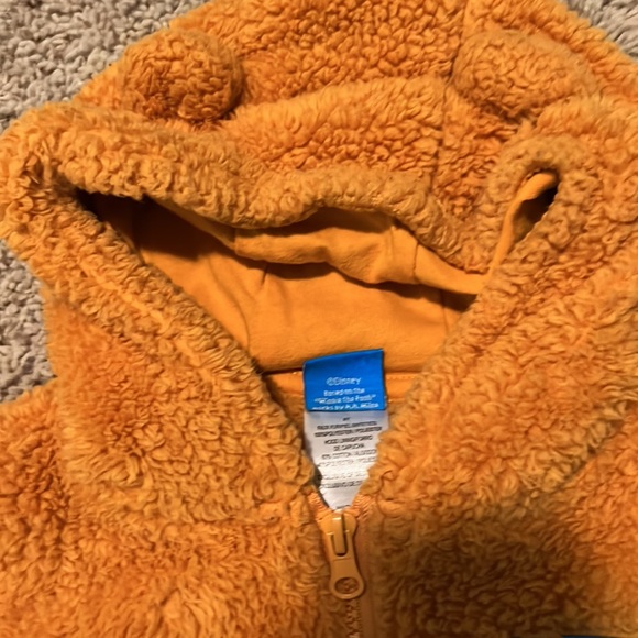 BNWOT exclusive unisex toddler 2T Disney Winnie the Pooh cozy zip-up hoodie - Picture 4 of 8